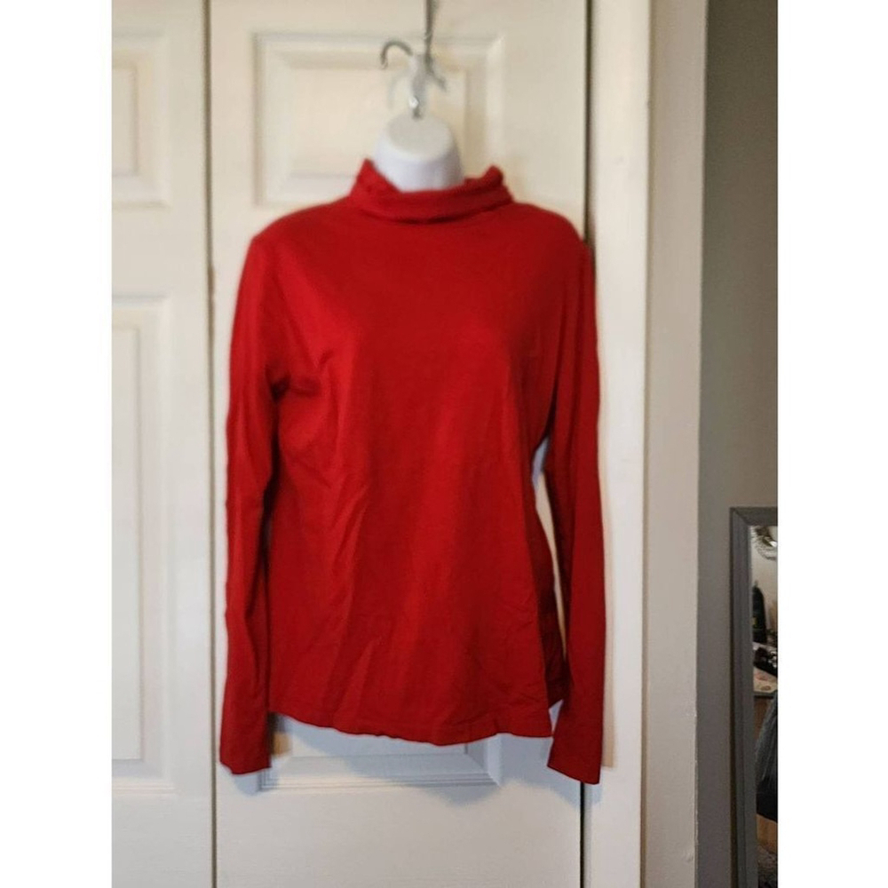 Christopher & Banks Red Turtle Neck